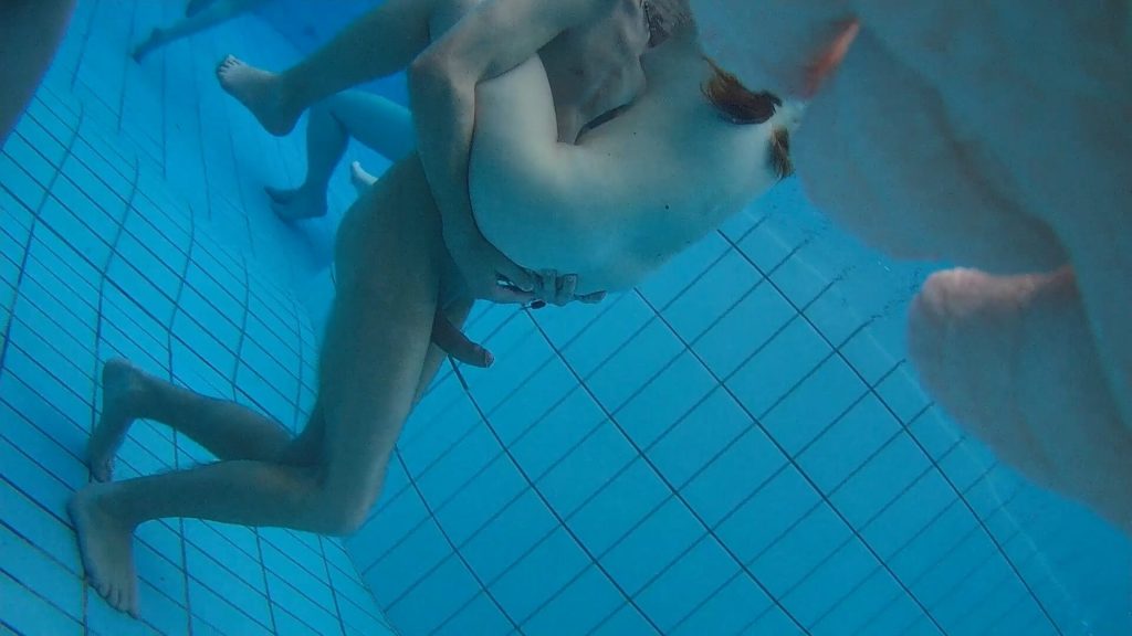 Underwater voyeur in sauna pool 3