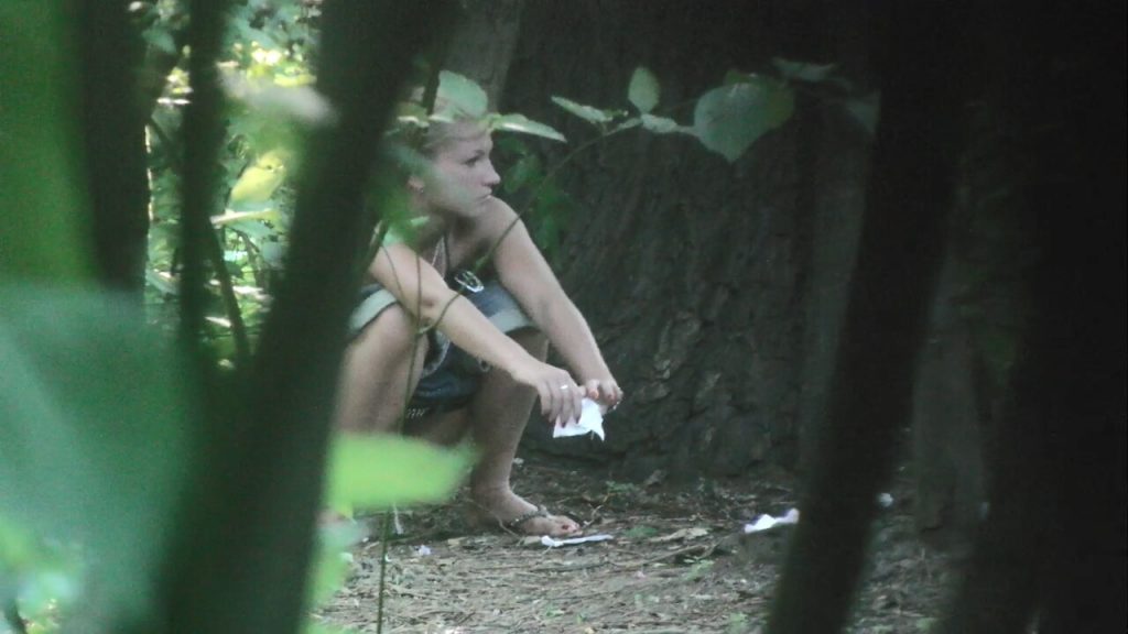 Girls Peeing In The Woods 47